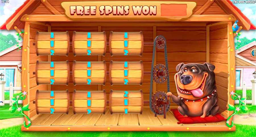 Free spins bonus game